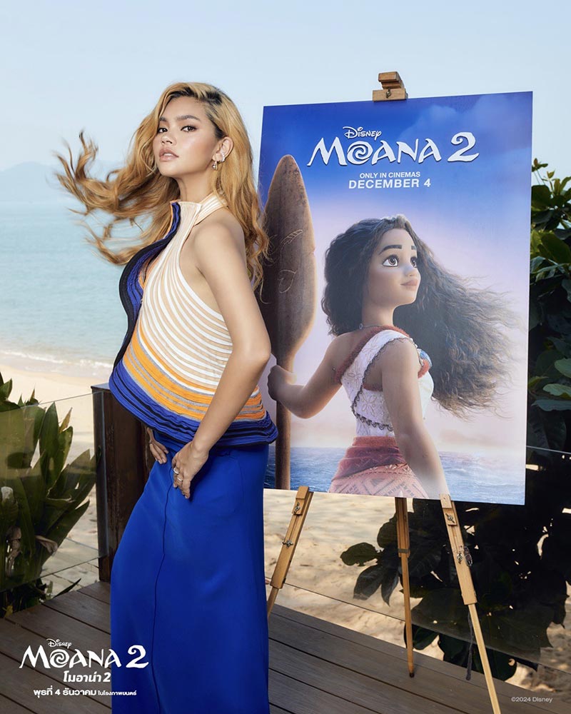 ไมร่า มณีภัสสร กลับมาให้เสียงพากย์ไทยใน "Moana 2 โมอาน่า 2" พร้อมฝากเพลงประกอบภาพยนตร์เพราะจับใจ